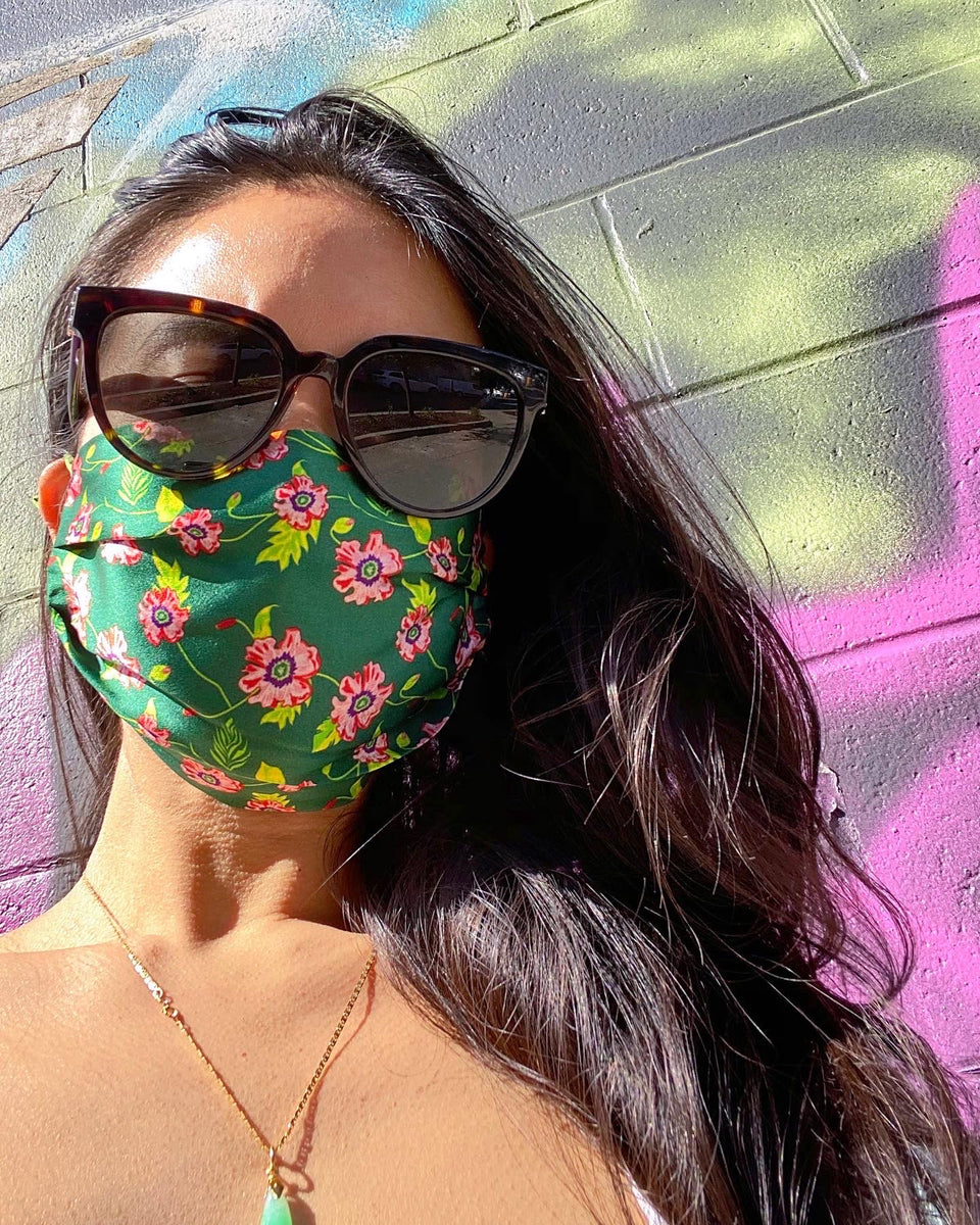 JUNGLE Silk Face Mask – foxey silks