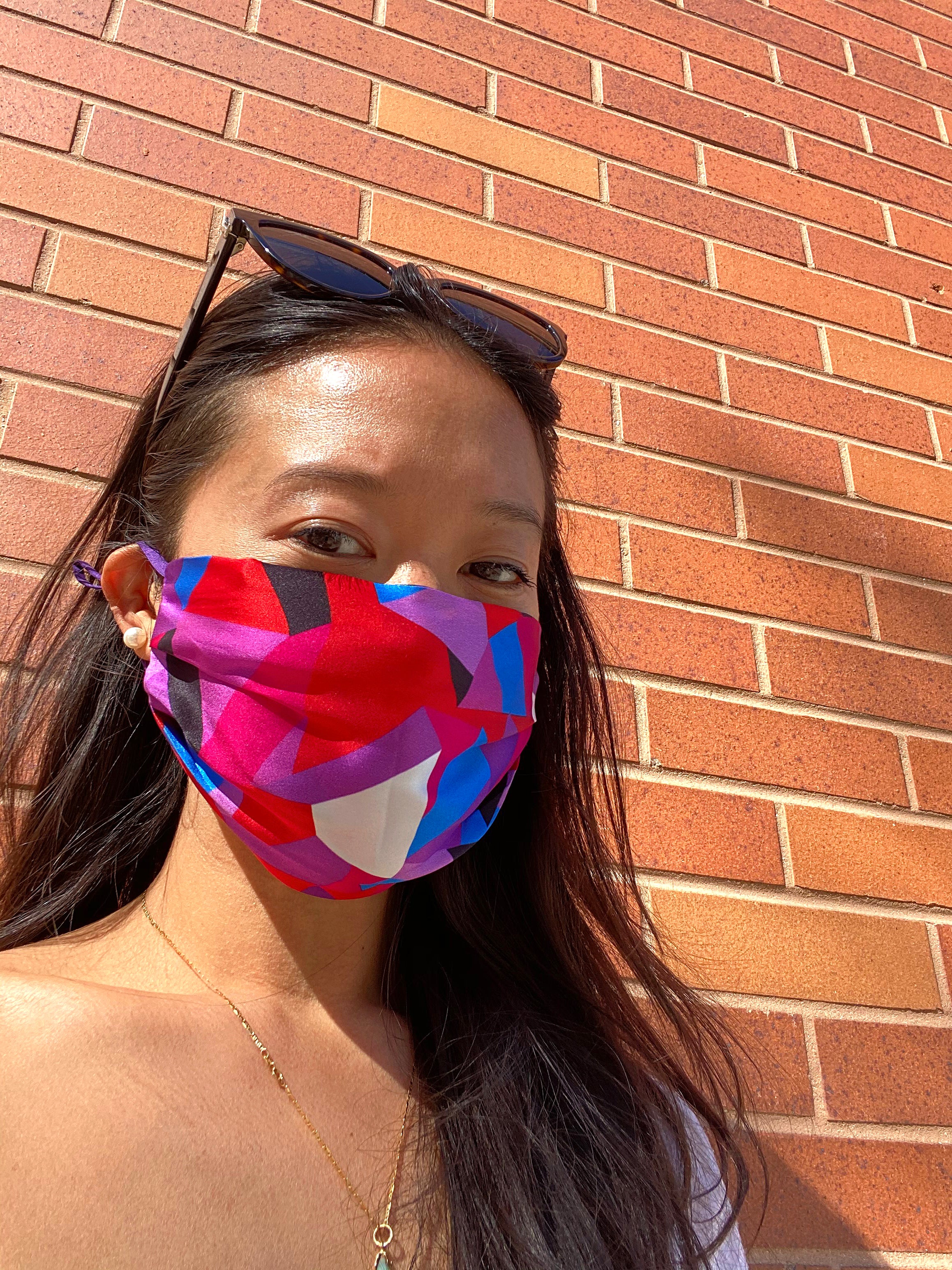 PURPLE HAZE Silk Face Mask