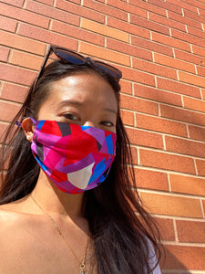 PURPLE HAZE Silk Face Mask