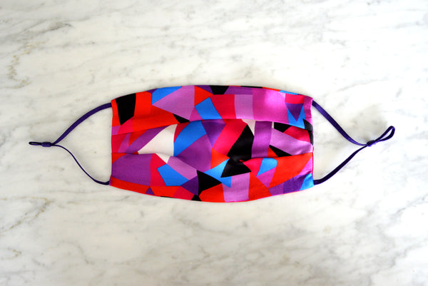 PURPLE HAZE Silk Face Mask – foxey silks